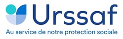 Logo de l'Union pour le Recouvrement des Cotisations Sociales et des Allocations Familiales France (URSSAF)